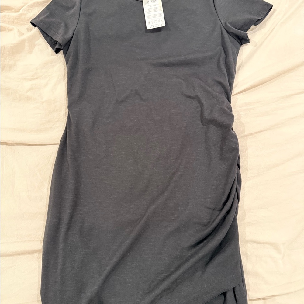 Classic Short-Sleeve Black Dress
